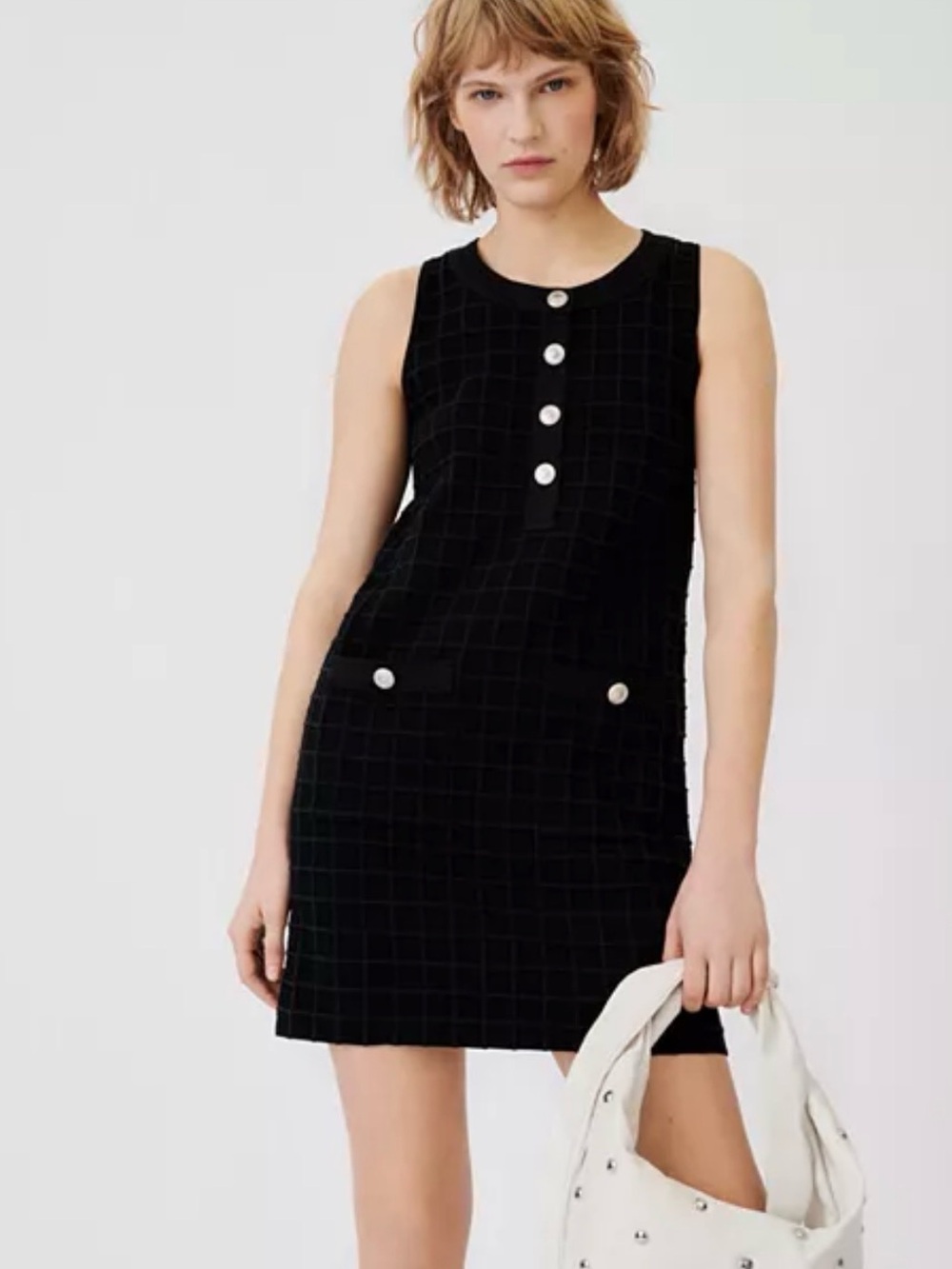 MAJE Rassimy Sleeveless Knit Dress